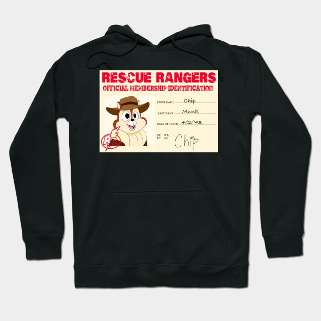 Chip: Rescue Rangers I.D. Hoodie by Nick Mantuano Art